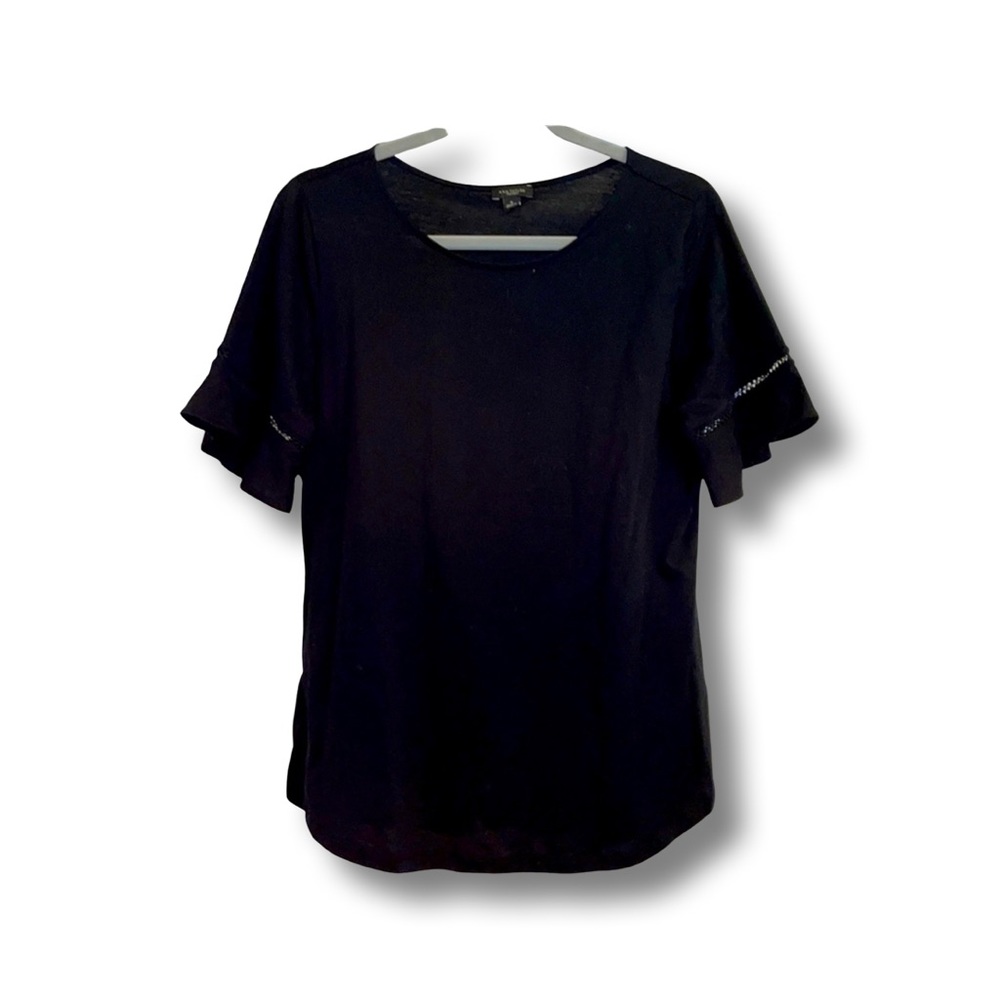 Ann Taylor Ruffle Sleeve Top